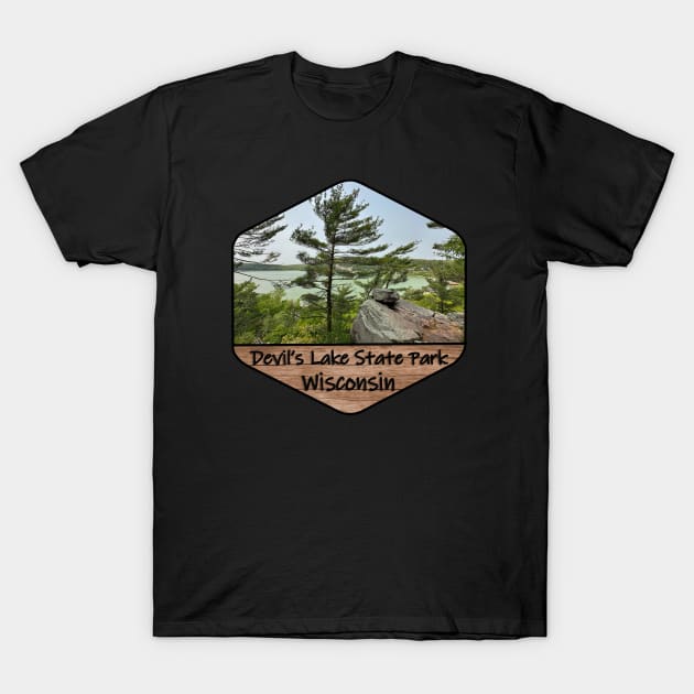 Devil's Lake State Park in Wisconsin T-Shirt by gorff